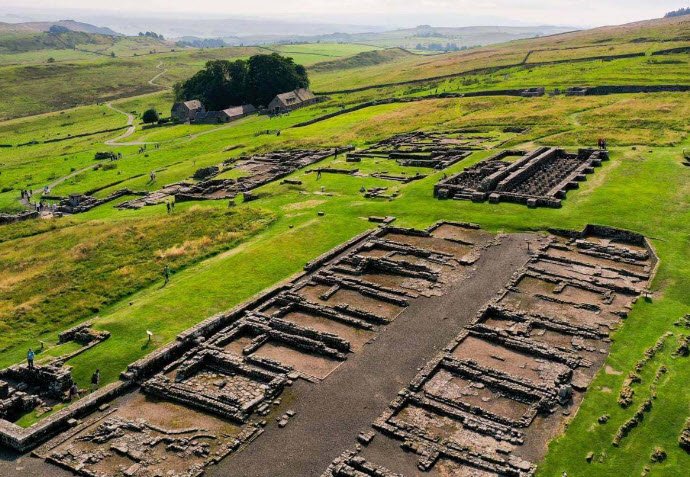 Hadrian's Wall, Brampton, United Kingdom, Spain